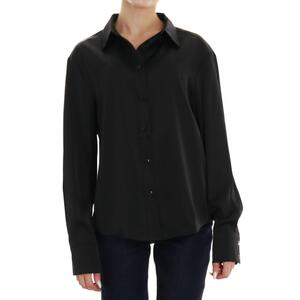 CAMICIA SATIN NERO